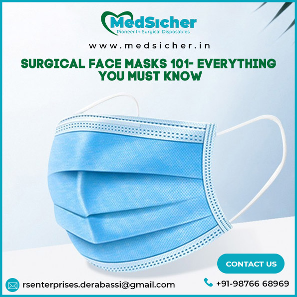 Surgical face mask guide